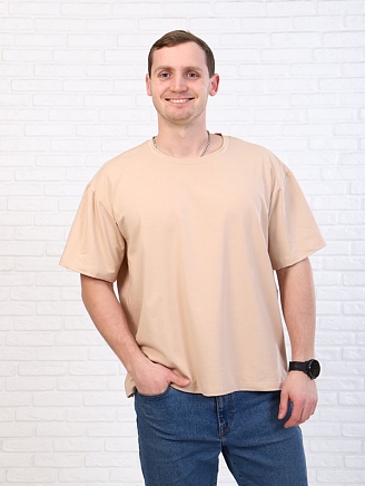 Мужская футболка 2-Ф / Бежевый