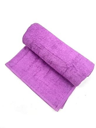 Полотенце махровое Туркмения без бордюра / Сиреневый (malberry) 400 гр/м2