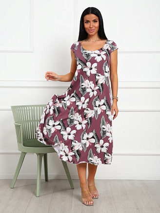 Женское платье П-8 / Лилии