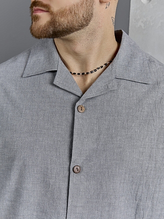 Мужской костюм Аристократ-2 / серый меланж