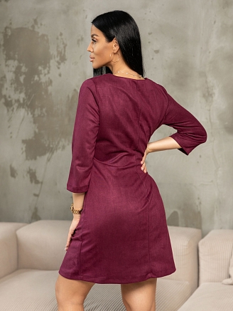 Женское платье мод.1446/5 / Малиновый