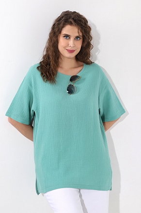 Женская блузка Виола-1 БЛ-023 / зелёный