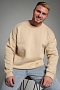 Мужской свитшот 14421 / бежевый