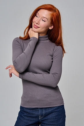 Женская водолазка 14439 / темно-серый