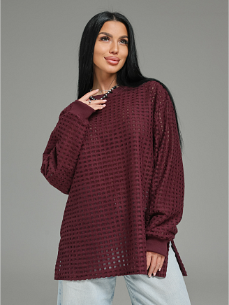 Женский свитшот Фрэнсис / Бордо