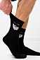 Мужские носки стандарт Барбер Черные / 3 пары