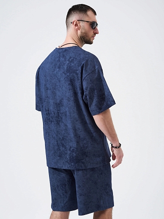 Мужской комплект "Винтаж" (бриджи) 2327-К / Синий