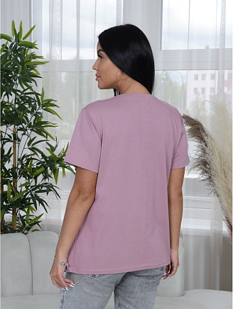 Женская футболка Дениза / Сухая роза