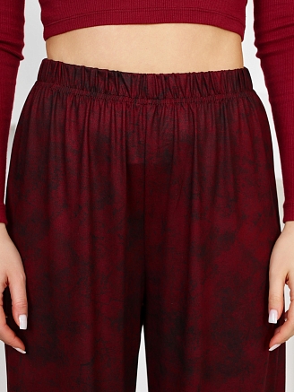 Женские брюки Ная / бордовый