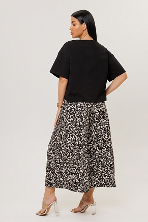 Женский костюм с брюками 2262 / Черный