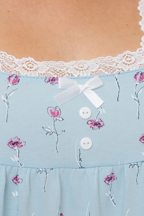 Женская ночная сорочка 2288 / Голубой