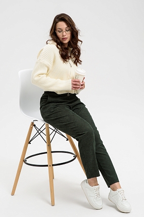 Женские брюки 32809 / хаки