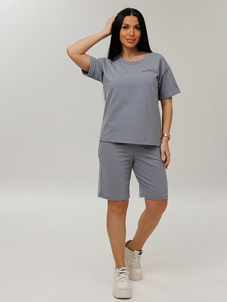 Женский костюм К-146(Фут) / Серый