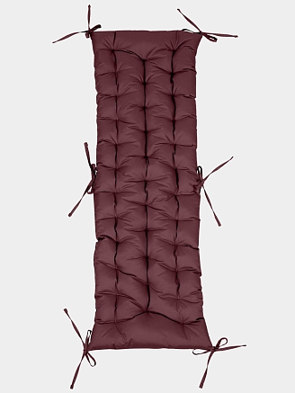 Матрас для садовой мебели / Бордовый