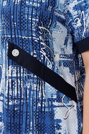 Женский халат 1762/4 / Синий