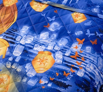 Покрывало детское перкаль / Ночные фонарики 1