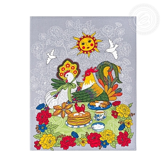 Набор полотенец рогожка / Угощение