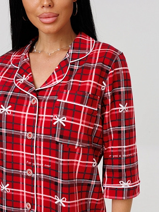 Женский костюм К-132(К) / Красный (бантики)