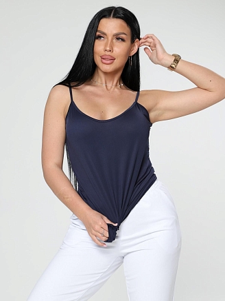 Женский топ Джимена / темно-синий