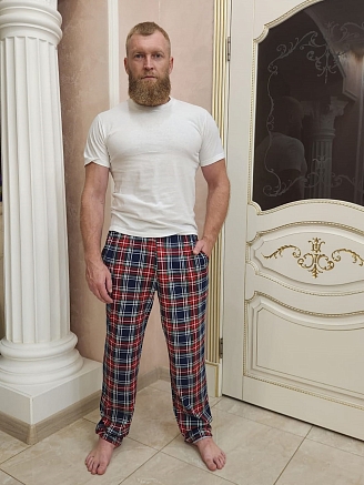Мужские брюки БК-1439 / Шотландка