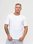 Мужская футболка мод.1361/1 / Белый