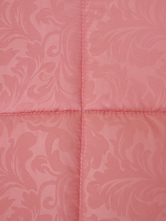 Одеяло всесезонное "Лебяжий пух" микрофибра Узор / Розовое