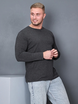 Мужской лонгслив Рейнир / антрацитовый