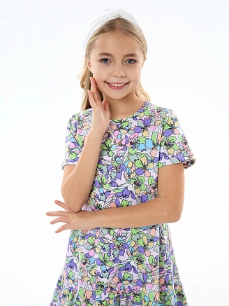 Детское платье "Лето" / Яркие цветы