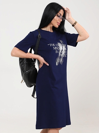 Женская туника Тетрамино / чернильный