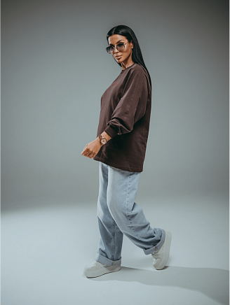 Женский свитшот Символ / Шоколад