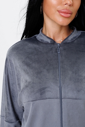 Женский костюм с брюками 2228 / Серый