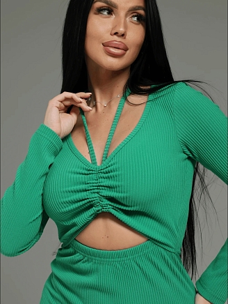 Женское платье Крис / Зеленый