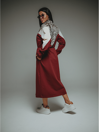 Женское платье Одри / Марсала