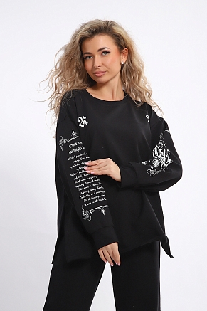 Женский костюм 85035 / черный