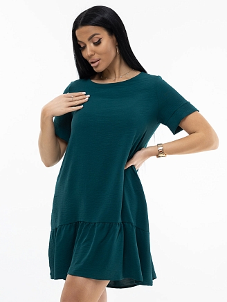 Женское платье мод.1425/6 / Изумруд