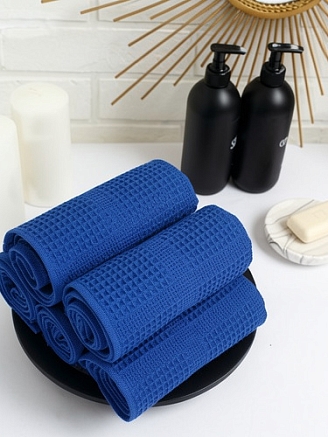 Полотенце вафельное г/к Узбекистан 260 гр/м2 / 706-ярко-синий