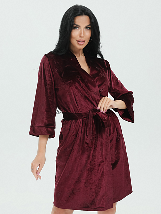 Женский халат Ирма / Бордо
