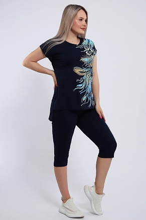 Женский костюм Жар Птица 499 / Темно-синий