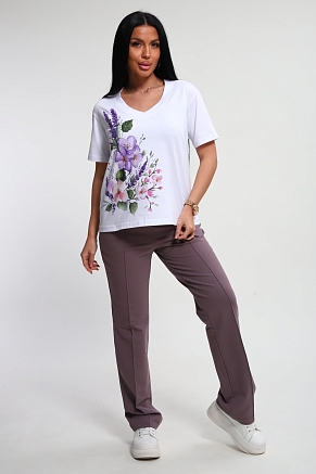 Женский костюм 74725 / корица