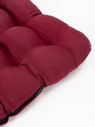 Подушка в автомобиль с гречневой лузгой арт. APG25 / Бордовый