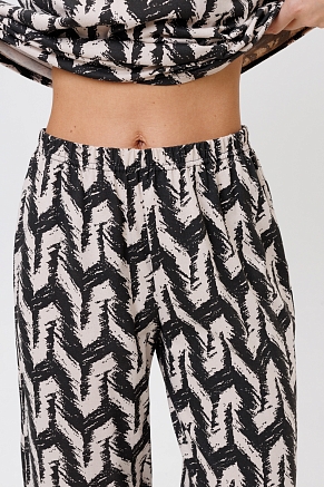 Женская пижама с бриджами 1866/1 / Черный