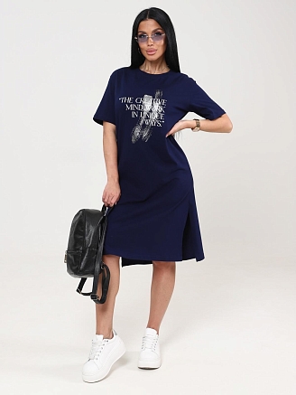 Женская туника Тетрамино / чернильный