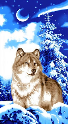 Полотенце банное вафельное купон / В ассортименте