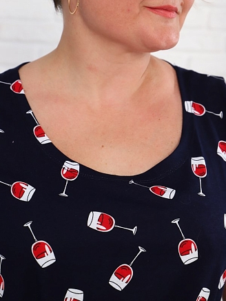 Женское платье П-8 / Бокалы