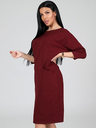 Женское платье Вокал / бордовый