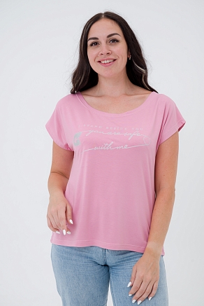 Футболка женская Лирика You are safe / нежно-розовый