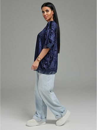 Женская футболка Андреа / Синий