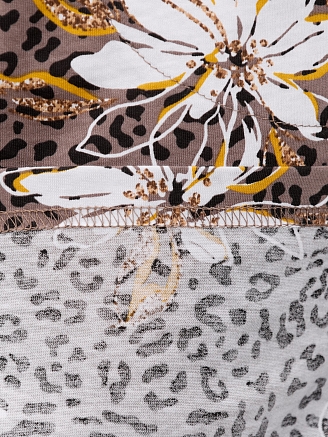 Женский халат Гевея / коричневый