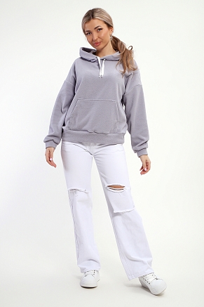 Женская толстовка 18114 / светло-серый