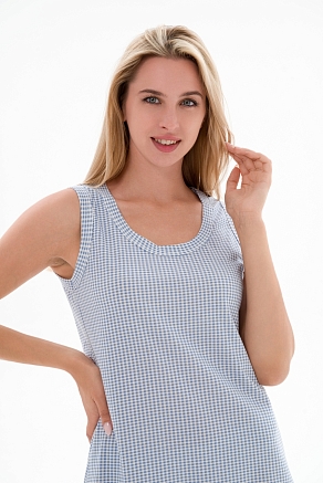 Женская сорочка Машенька / Голубой